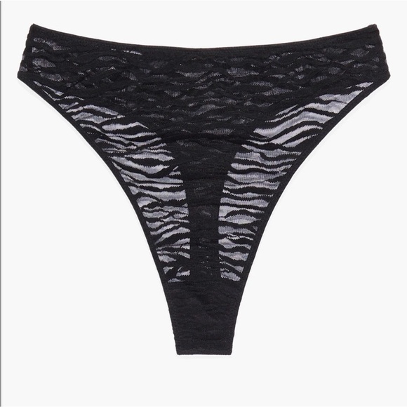 Savage X Fenty Black Caviar All Over Me Lace Cami &
Lace High-Waist Thong Set - Picture 7 of 14